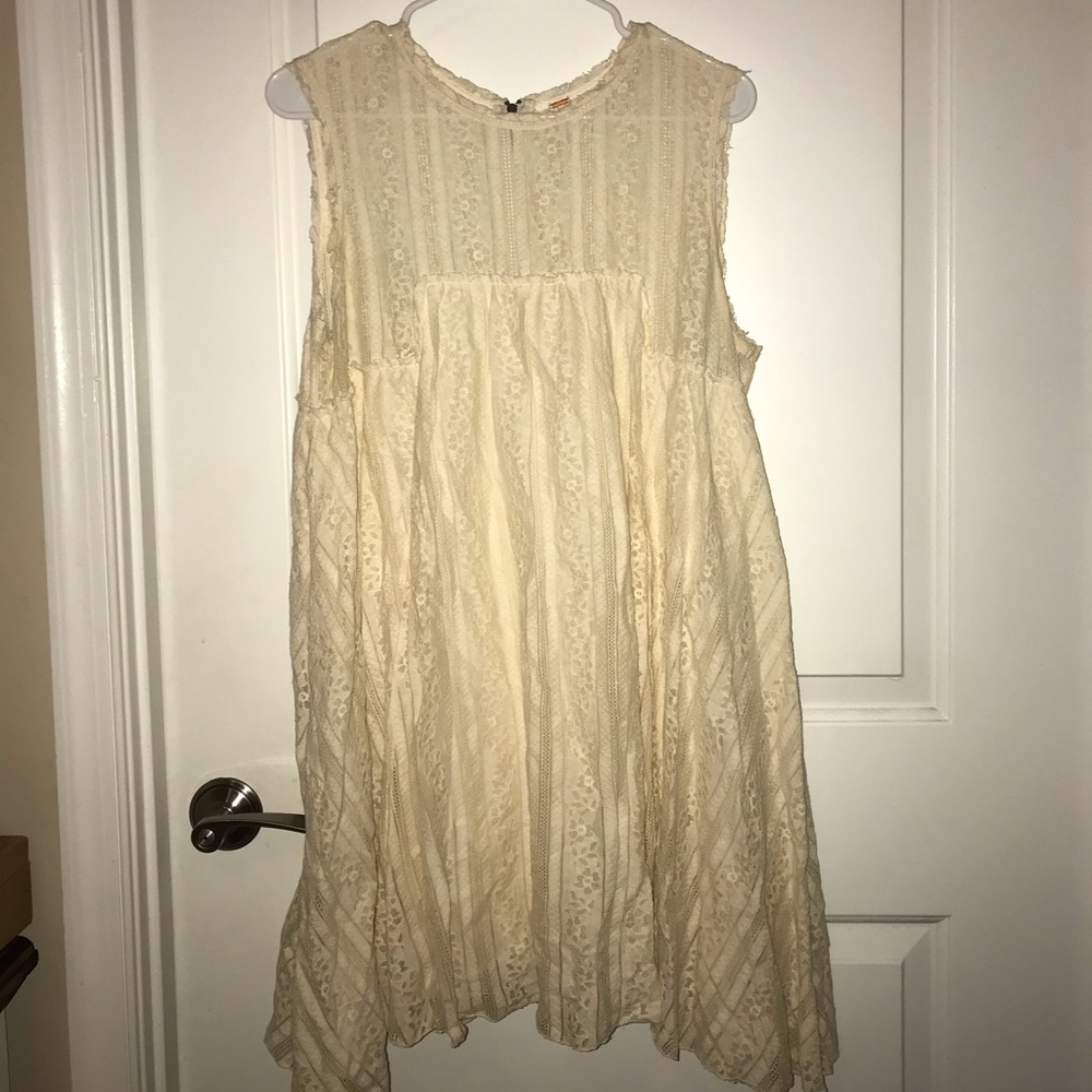 Free People White Lace Dress